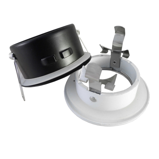 Life faretto da incasso per soffito bagno doccia grigio rotondo ip65