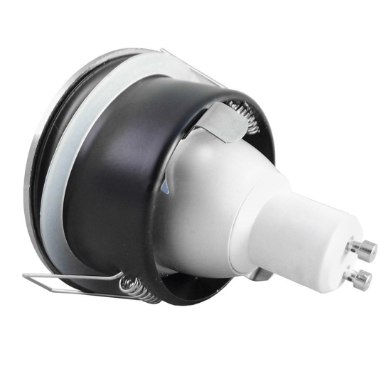 Life faretto da incasso per soffito bagno doccia grigio rotondo ip65
