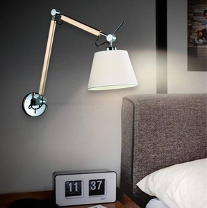 Applique per comodino camera da letto braccio orientabile fp