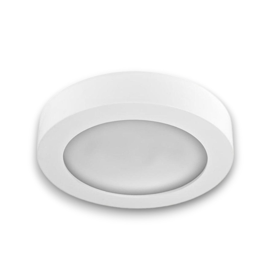 Plafoniera di gesso per cucina con diffusore in vetro