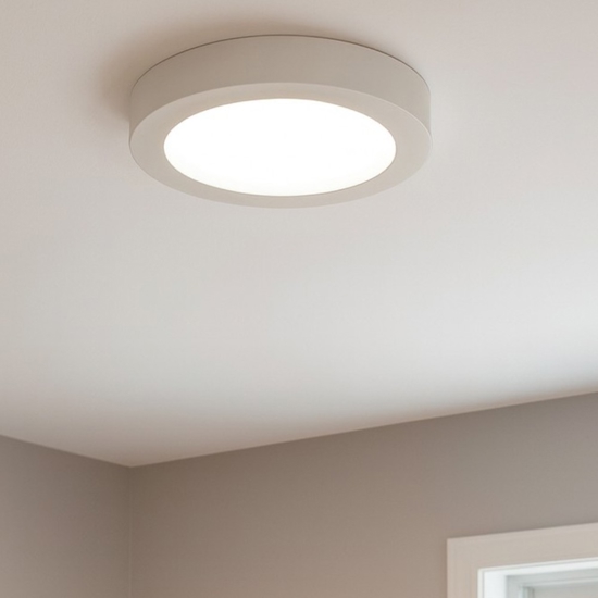 Plafoniera rotonda per cucina design minimal