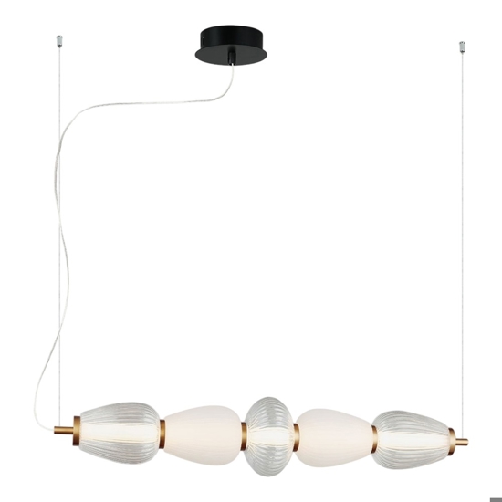Lampadario led design 23w 3000k per tavolo soggiorno moderno fp