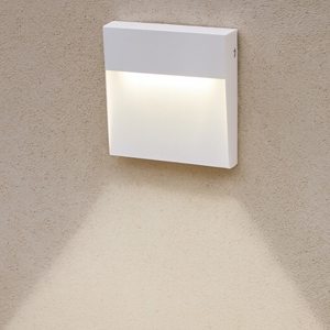 Segnapasso led 6w 4000k bianco quadrato per esterno isyluce