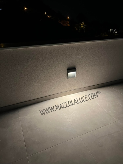 Isyluce step segnapasso led per esterno 6w 4000k corten