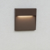 Isyluce  segnapasso led 6w 3000k esterno marrone corten
