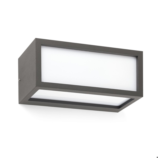 Isyluce deco applique da esterno grigio antracite moderna