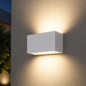 Isyluce metro applique da esterno 24w 3000k bianco moderna
