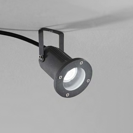 Isyluce faretto da giardino orientabile antracite