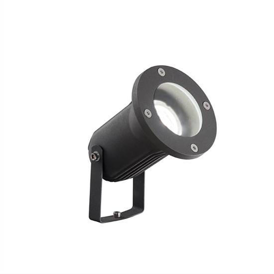 Isyluce faretto da giardino orientabile antracite
