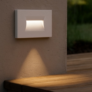 Isyluce segnapasso led 3w 4000k da incasso bianco per esterno