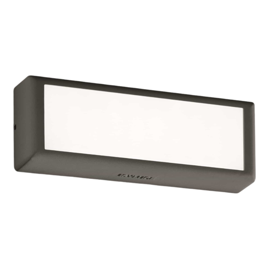 Applique da esterno rettangolare led 12w 3000k antracite isyluce
