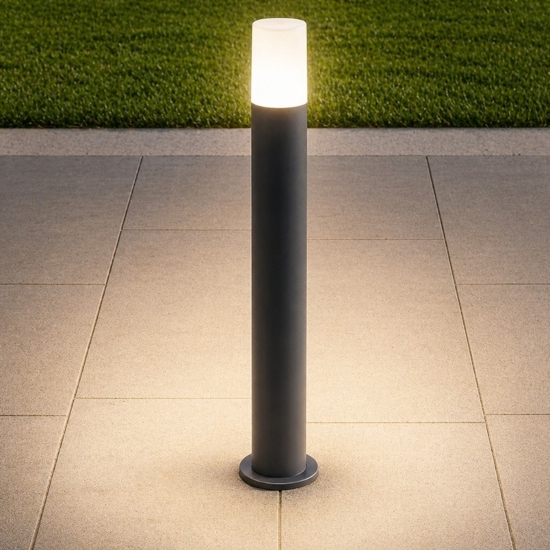 Lampione da giardino moderno antracite