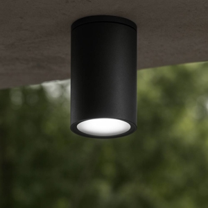 Isyluce faretto per esterni da soffitto cilindro antracite