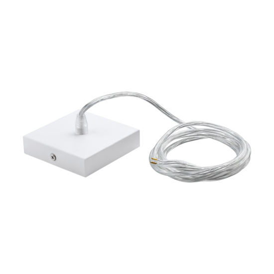 Accessorio kit rosone e cavo elettrico bianco sospensione pannello led eglo