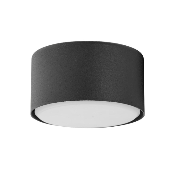 Mini plafoniera nera per cucina gx53