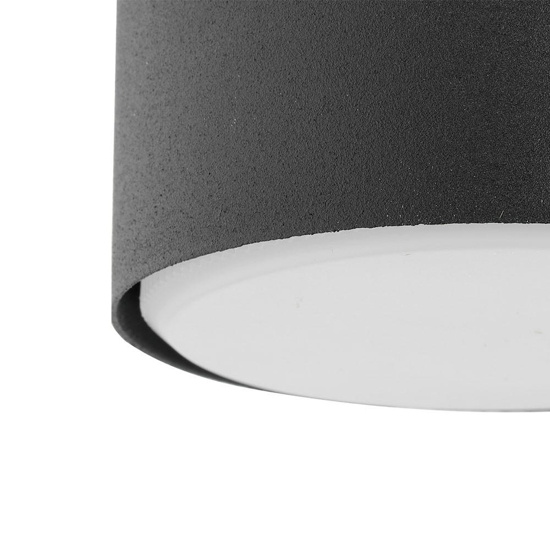 Mini plafoniera nera per cucina gx53