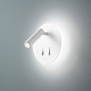 Perenz plug applique per comodino rotonda doppio led orientabile
