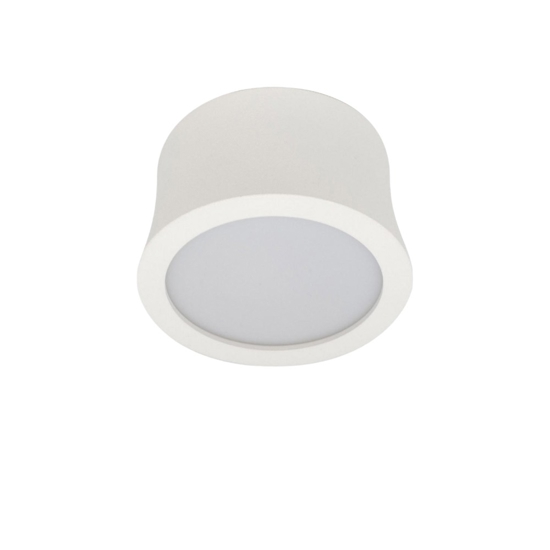 Faretto bianco led 7w 4000k da soffitto rotondo moderno