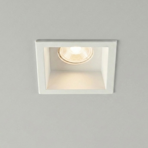 Isyluce faretto quadrato bianco da incasso per soffitto