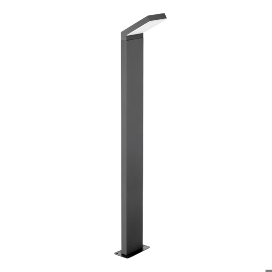 Lampione da giardino design minimale led 6w 3000k moderno