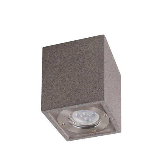 Faretto da esterno per soffitto cubo in cemento