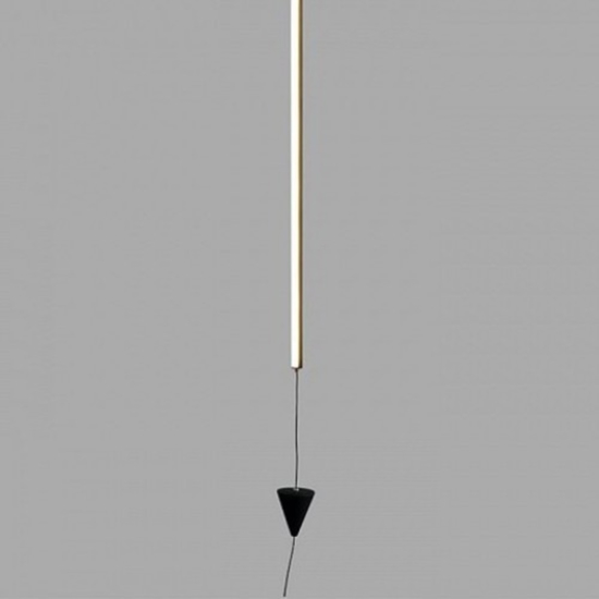 Lampade da terra moderne led 3000k nera sospesa dimmerabile