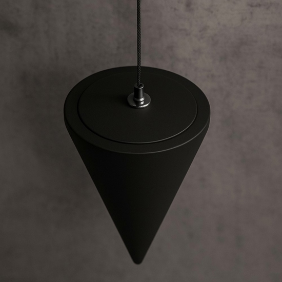Lampade da terra moderne led 3000k nera sospesa dimmerabile