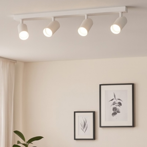 Isyluce plafoniera da cucina bianca minimal faretti orientabili
