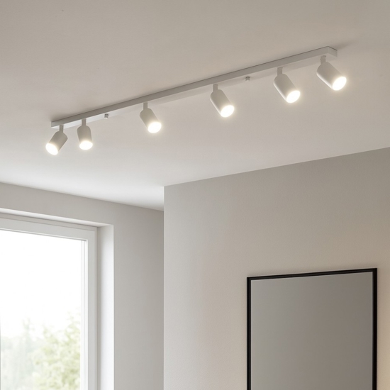 Plafoniera isyluce da soffitto per cucina con faretti