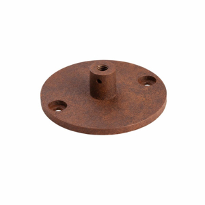 Basetta corten 55mm per faretto da terra 