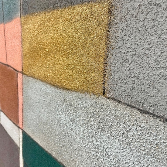 Quadro mosaico moderno dipinto 120x160 cm applicazioni in oro