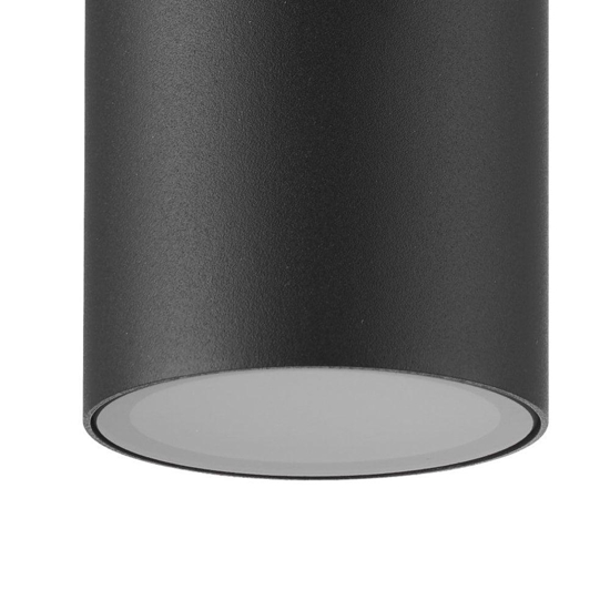 Faretto per esterni da soffitto cilindro antracite