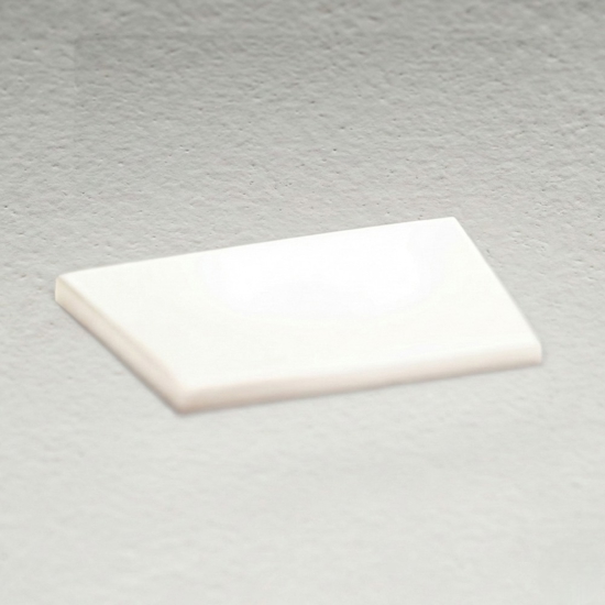 Faretto di gesso da incasso quadrato con vetro isyluce