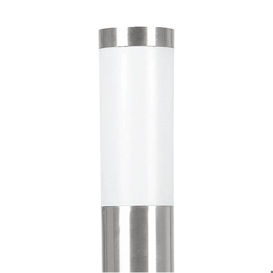 Lampione tubolare da giardino acciaio inox helsinki eglo