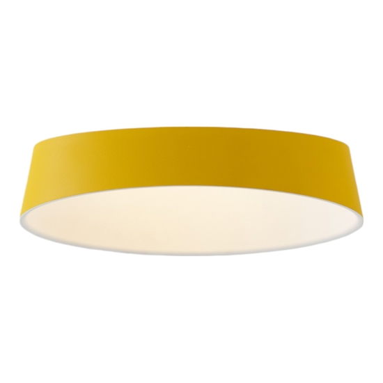 Stilnovo oxygen applique giallo  led 3000k dimmerabile moderna