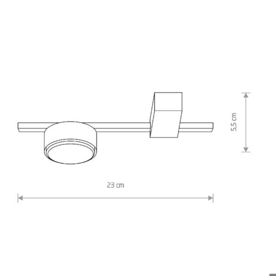 Faretto bianco moderno da soffitto