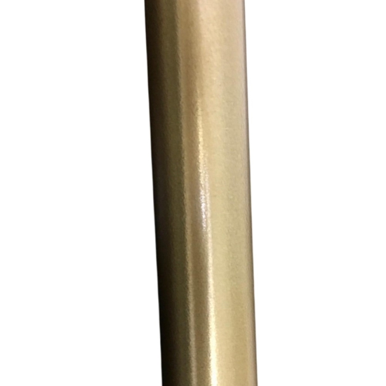 Lampada a sospensione cilindro oro satinato