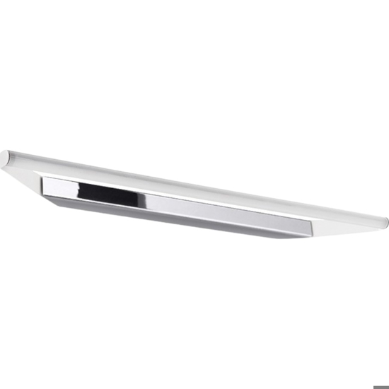 Applique da bagno 43cm circular linea light cromo led 8w 3000k fp