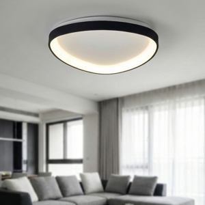 Plafoniera design triangolare nera led 62w 2700k-5000k con telecomando