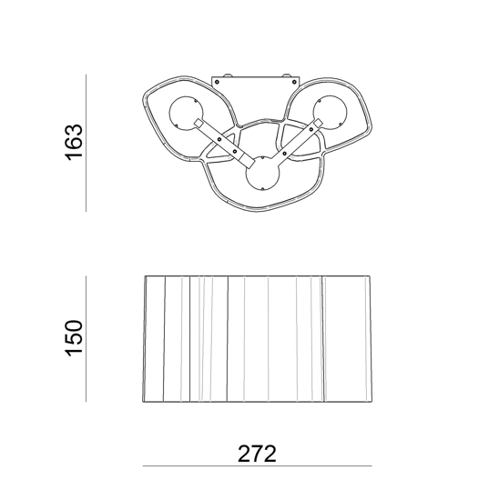 Honey stilnovo applique led 6w 2700k bianca moderna
