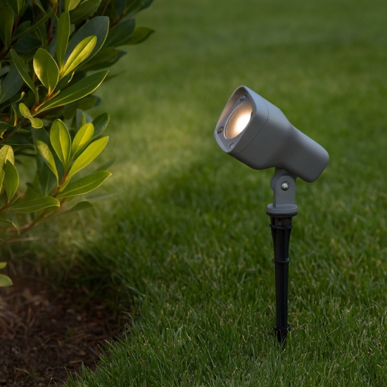Faretto con picchetto da esterno per prato giardino