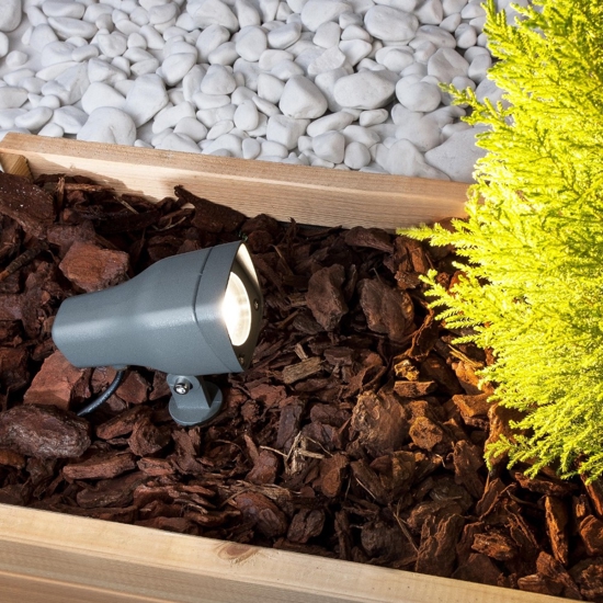 Faretto con picchetto da esterno per prato giardino