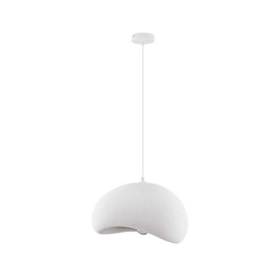 Lampadario 50cm per cucina bianco design japandi stile wabi sabi