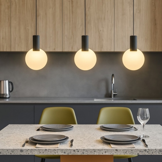 Eglo sarona lampadario per tavolo da cucina  moderna nero oro