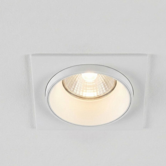 Eglo carosso faretto da incasso a soffitto quadrato bianco nero