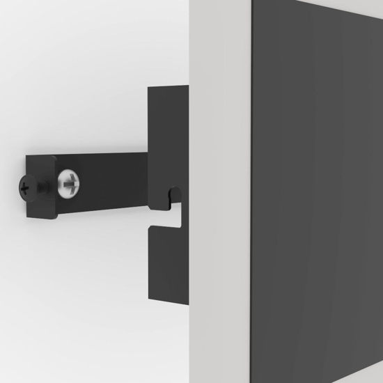 Eglo talamello applique per camera da letto moderna nera led 12w 3000k