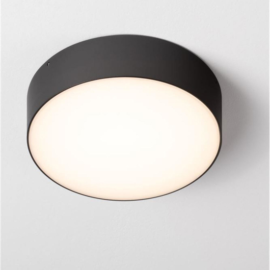 Plafoniera rotonda da esterno balcone antracite led 20w 3000k ip65