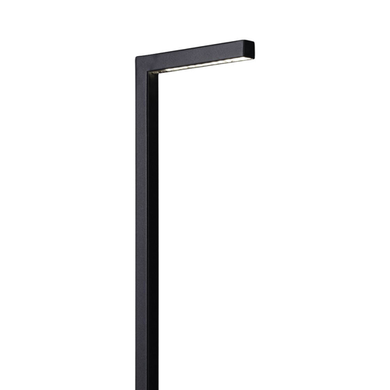 Lampione led 5w 3000k da giardino design nero