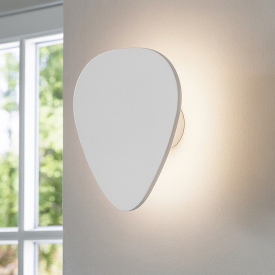 Applique di gesso led 10w 3000k design moderna