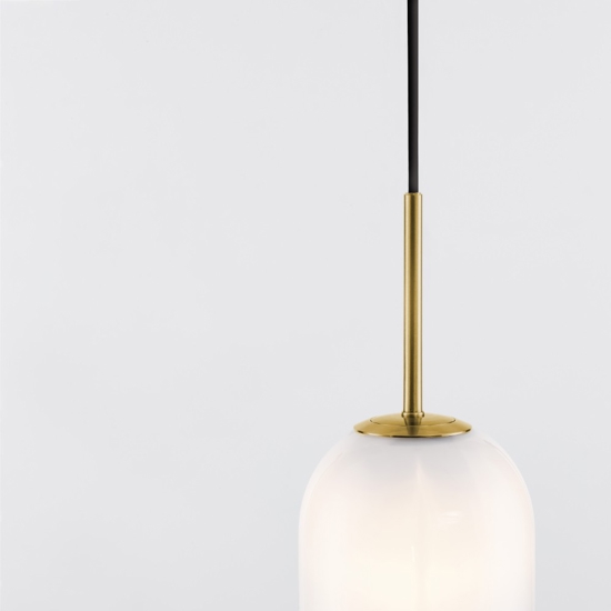Lampada di vetro oro sfera vetro
